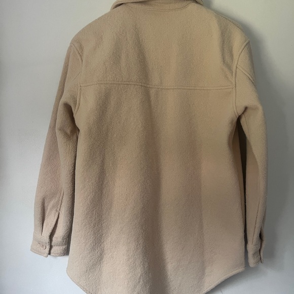 Hilary Radley Button Light Beige Jacket Size Small - Picture 3 of 3